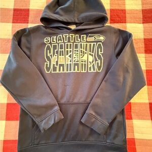 NFL Team Apparel Seattle Seahawks Youth Fleece Hoodie size L